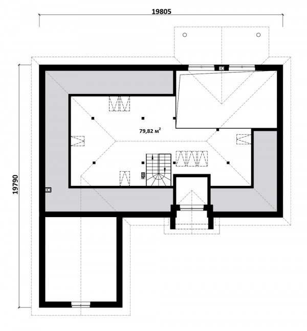 Villa P планировка этажей - фото 2