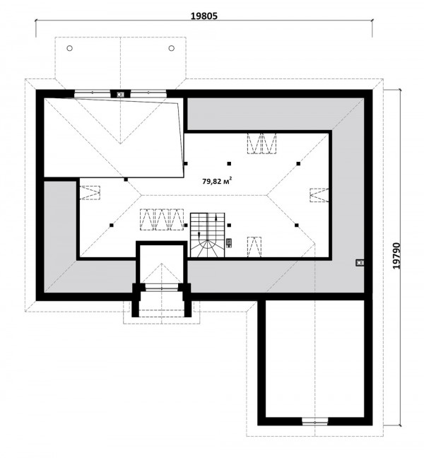 Villa P планировка этажей - фото 2