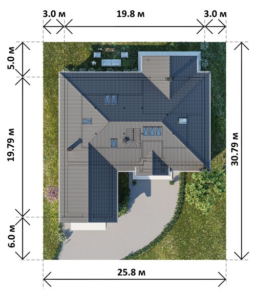 Villa P планировка этажей - фото 1