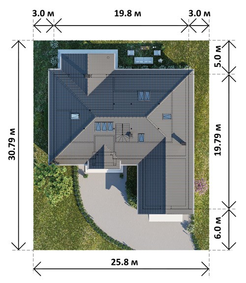 Villa P планировка этажей - фото 1