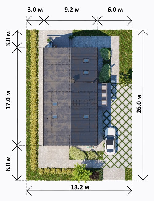 УНИВЕРСАЛЬНЫЙ 2 планировка этажей - фото 1