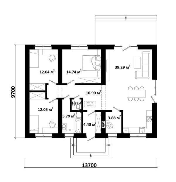 DENVER планировка этажей - фото 1