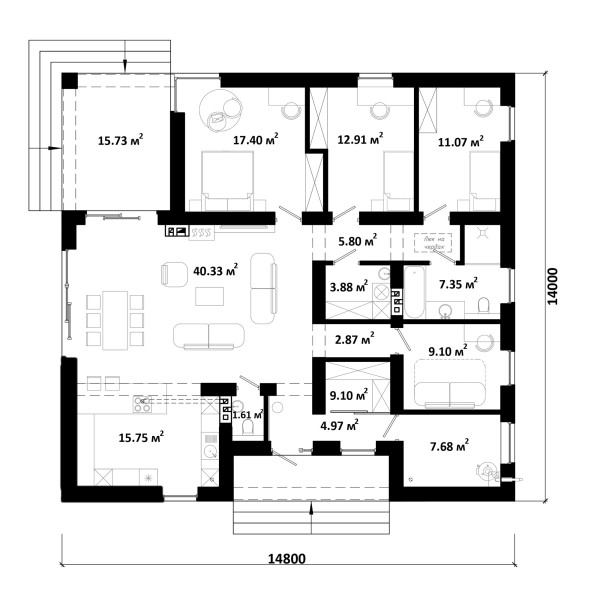 DREAM планировка этажей - фото 1