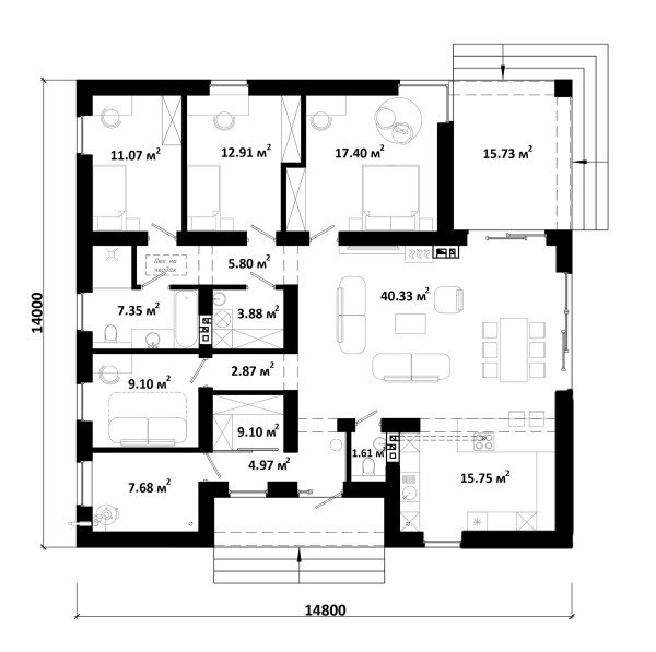 DREAM планировка этажей - фото 1