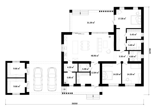 BERGEN KZ планировка этажей - фото 1