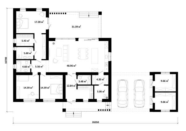 BERGEN KZ планировка этажей - фото 1
