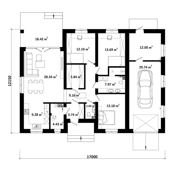 GRAF 2i планировка этажей - фото 1