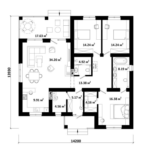 BRAVO планировка этажей - фото 1