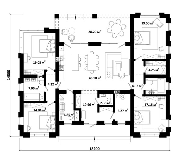 RAITON планировка этажей - фото 1