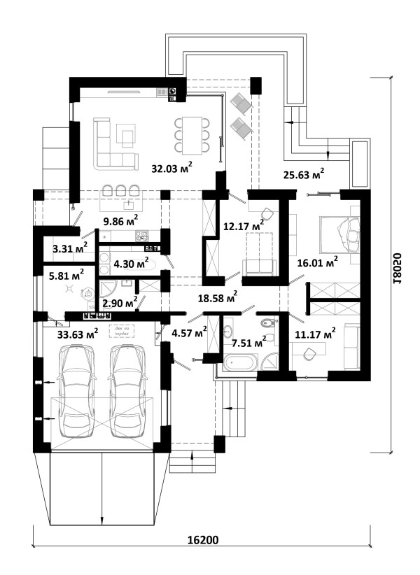ДОБРЫЙ 2 планировка этажей - фото 1