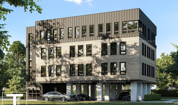Проект административного здания площадью 800 м2
