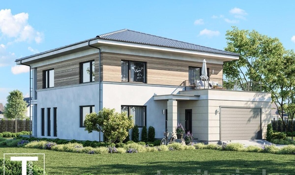 Проект дома ZINA - анимация и визуализация